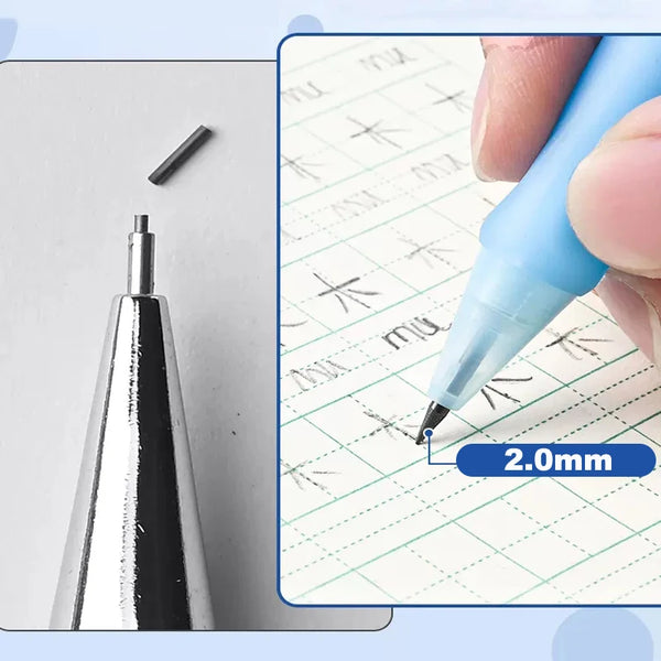 Deli 2.0mm Mechanical Pencil Set HB 2B Pencils Lead Refills for Kids D –  AOOKMIYA